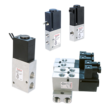 De Humphrey Balanced Solenoid Valve familie bestaande uit de 15mm, 19mm en 25mm series voor industriële automatisering.