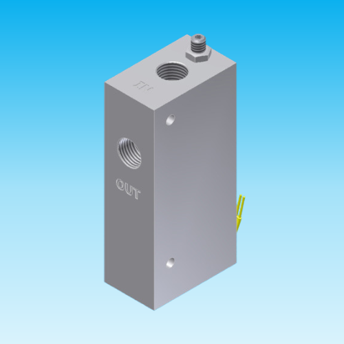 125 flow switch in RVS uitvoering voor compacte doorstroombewaking
