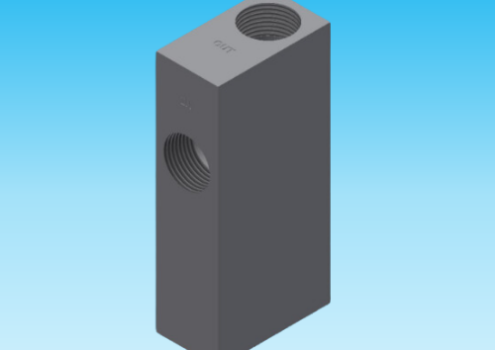 HPEFV high pressure excess flow valve van 316 RVS voor hogedrukbeveiliging tot 6000 PSIG.