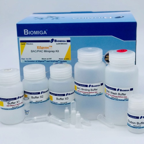 BioMiga EZgene BAC/PAC DNA Isolation Kit voor de zuivering van high-capacity vectoren.