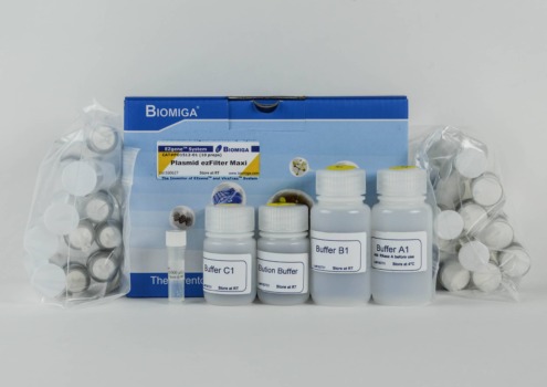BioMiga EZgene Plasmid Maxiprep Kit voor vacuüm-gebaseerde DNA-isolatie