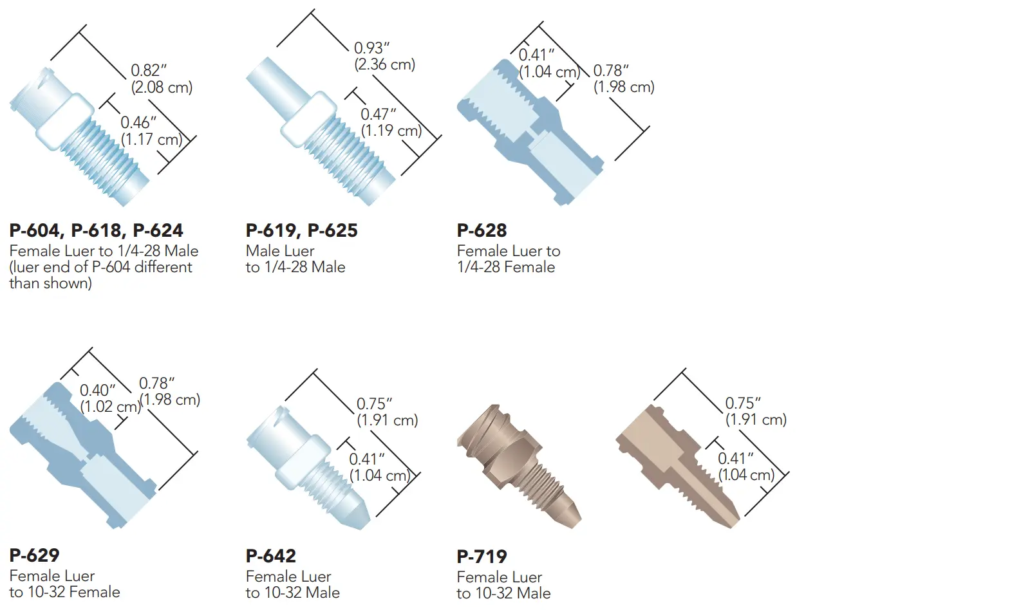 Quick Connect Luer adapters