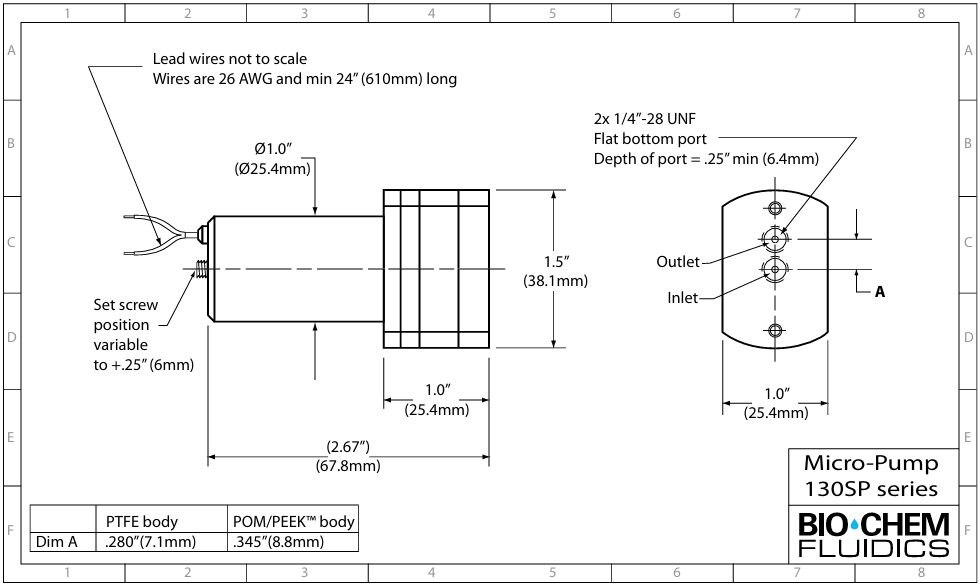 Tekening 130SP