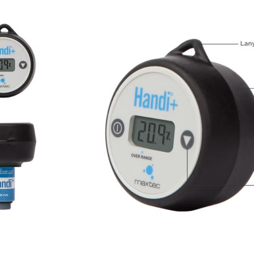 Maxtec Handi+ Industrial draagbare zuurstofanalyser voor spot-check meting van O₂-percentage in industriële toepassingen