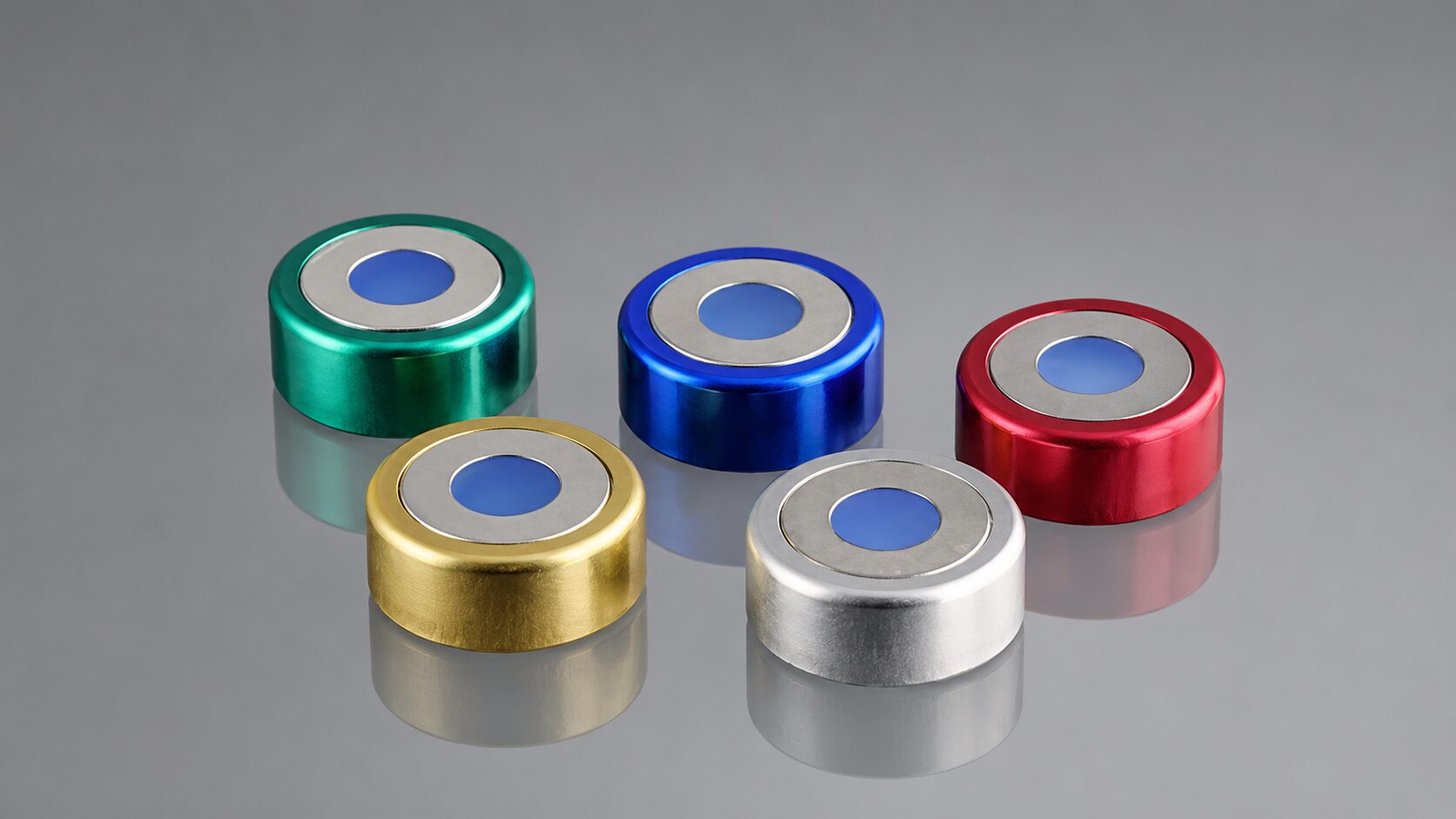 Magnetische crimp seals voor headspace autosamplers