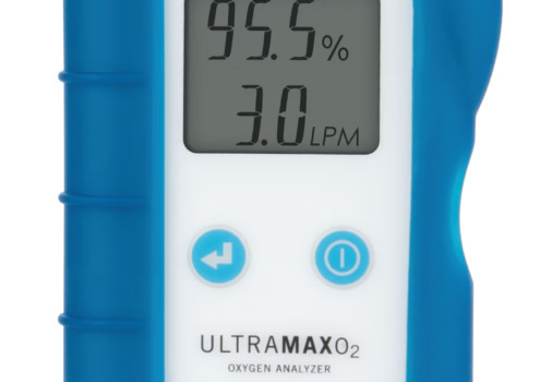 Maxtec UltraMaxO₂ ultrasone zuurstofanalyser met geïntegreerde O₂ flow en drukbewaking voor onderhoud van zuurstofconcentratoren